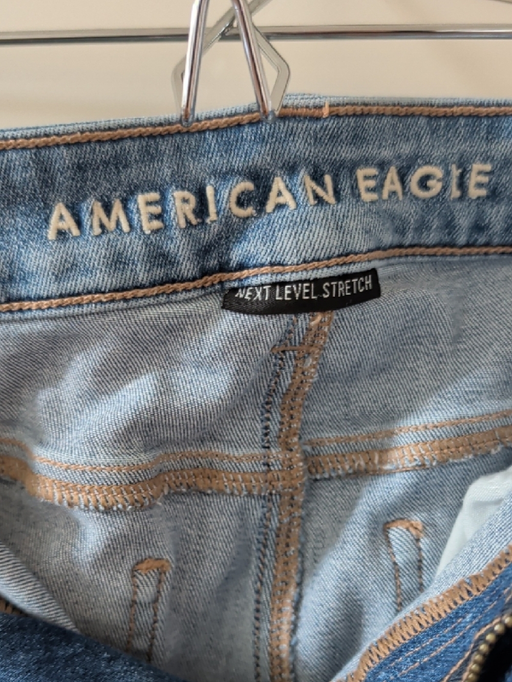 American Eagle - Festival Flare Jeans with Frayed Hem - 10 Short - Picture 9 of 13